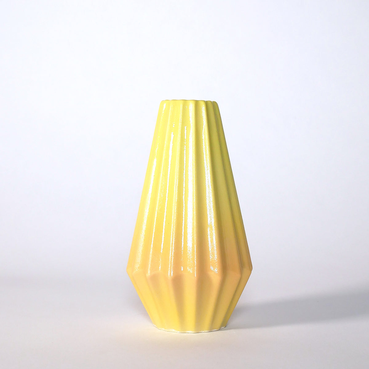 Mini Squiggle Vase / Gradient - Yellow/Tangerine