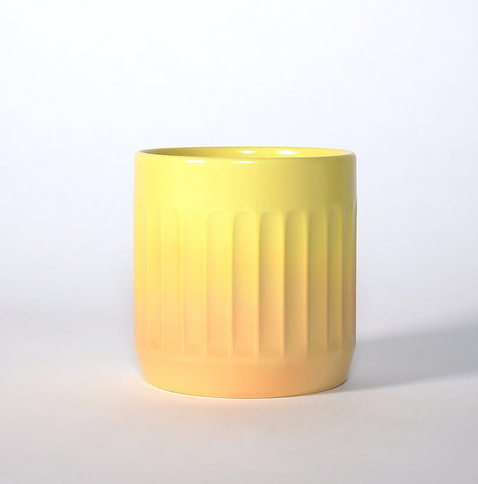 Facted Cup - Yellow/Tangerine