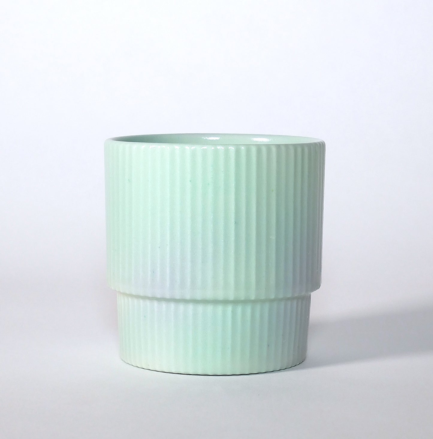 Fluted Cup - Bermuda/Lavender