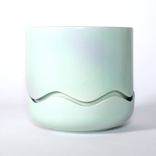 Squiggle Planter / Gradient - Bermuda/Lavender