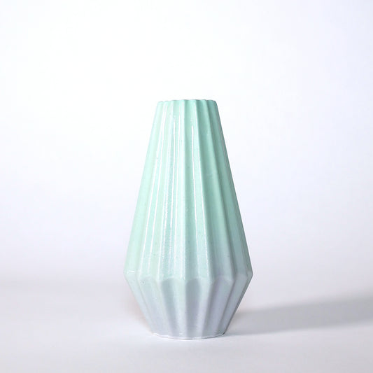 Mini Squiggle Vase / Gradient - Bermuda/Lavender